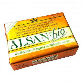 AlSAN Pflanzen-Margarine 250 Gramm BIO 